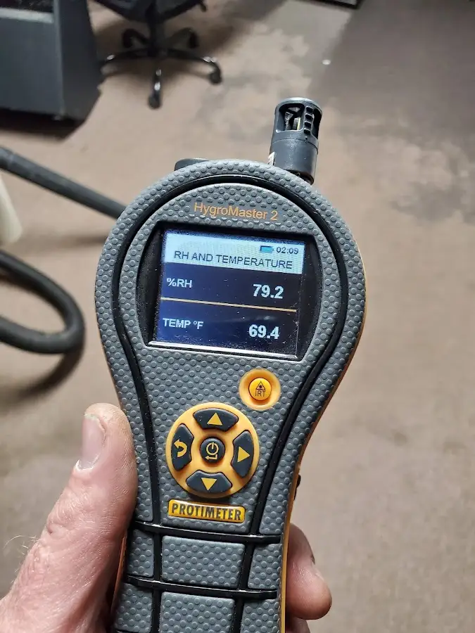 Moisture meter humidity assessment for Mold Remediation & Removal in Bergenfield
